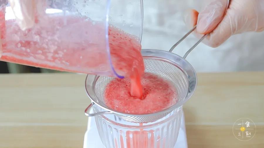 第9步：西瓜汁过滤一遍