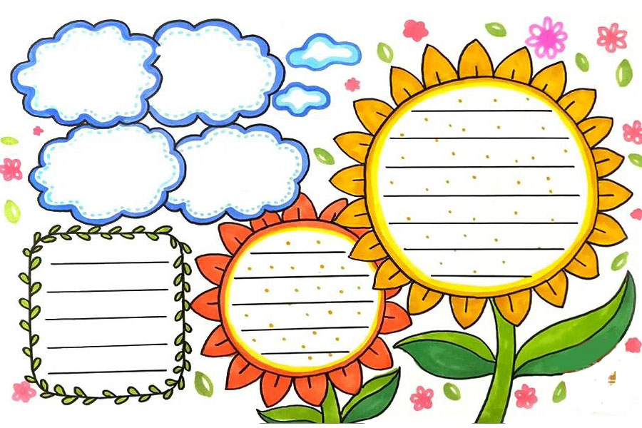 步骤7：最后，涂上夏日清爽的颜色，就完成啦。