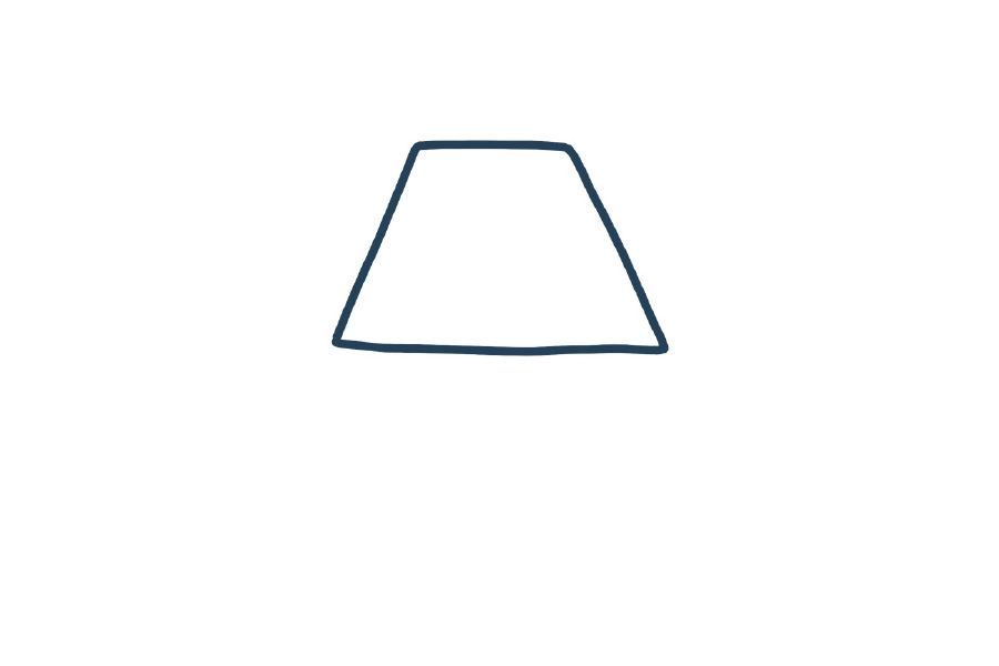 超简单可爱台灯的画法步骤-图1