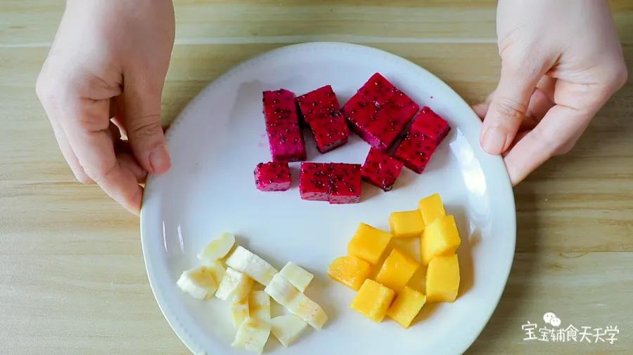 水果切成小方形