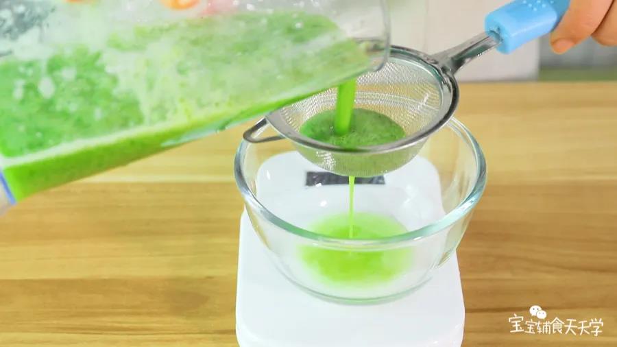 过筛出150克青瓜汁