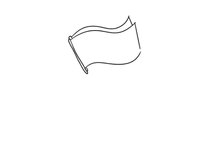 简单的五四青年节手抄报分解步骤-图1