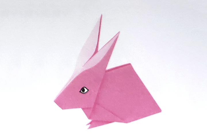 折纸兔子步骤图解