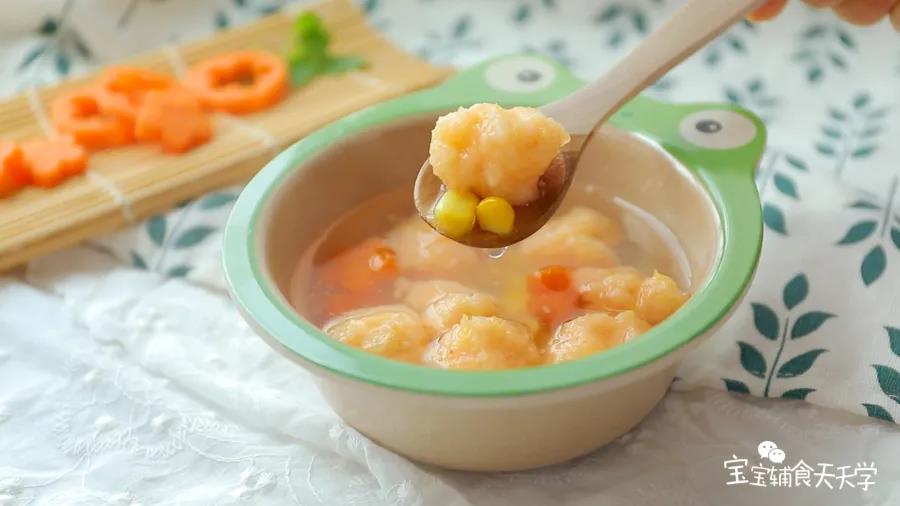 鲜香嫩滑，宝宝吃光丸子还喝光了汤