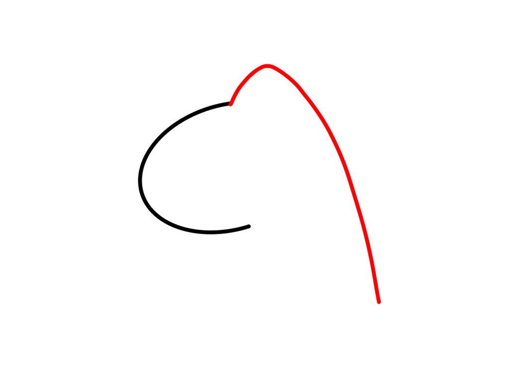 爱心独角兽简笔画画法步骤-图2