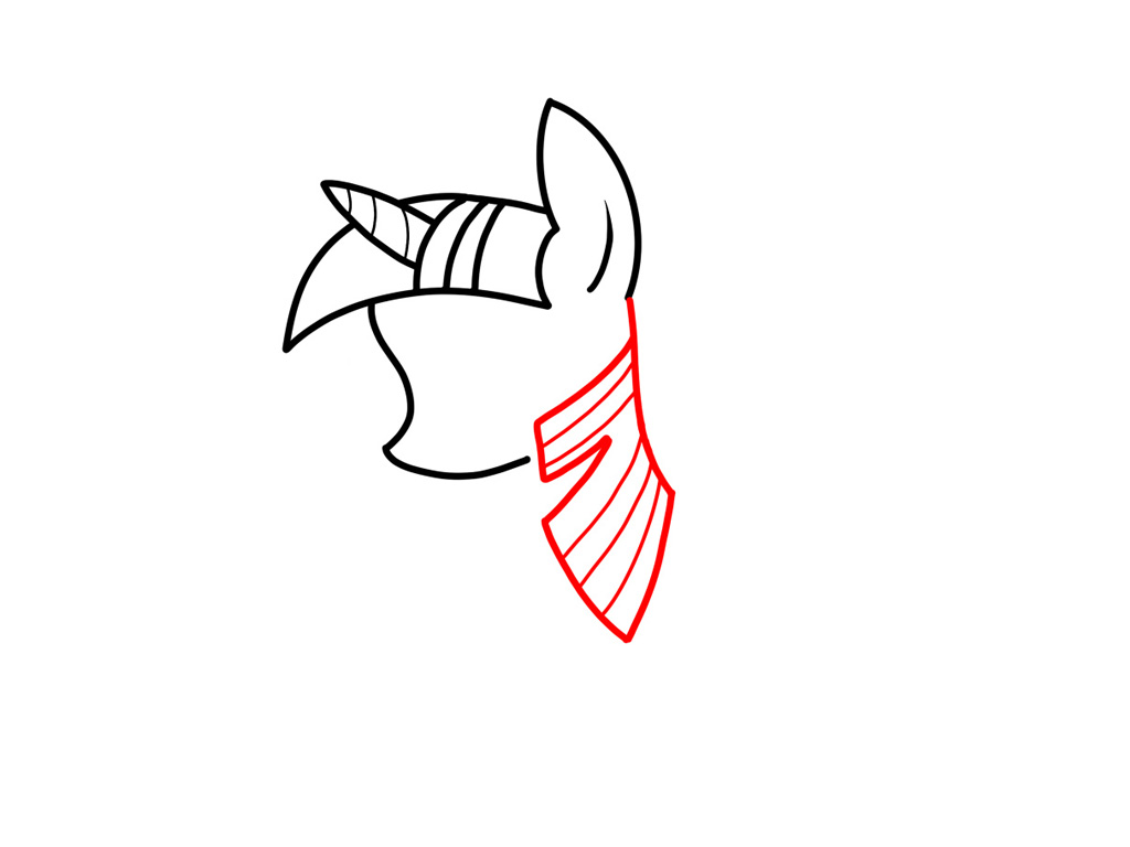 紫悦公主简笔画画法步骤-图6