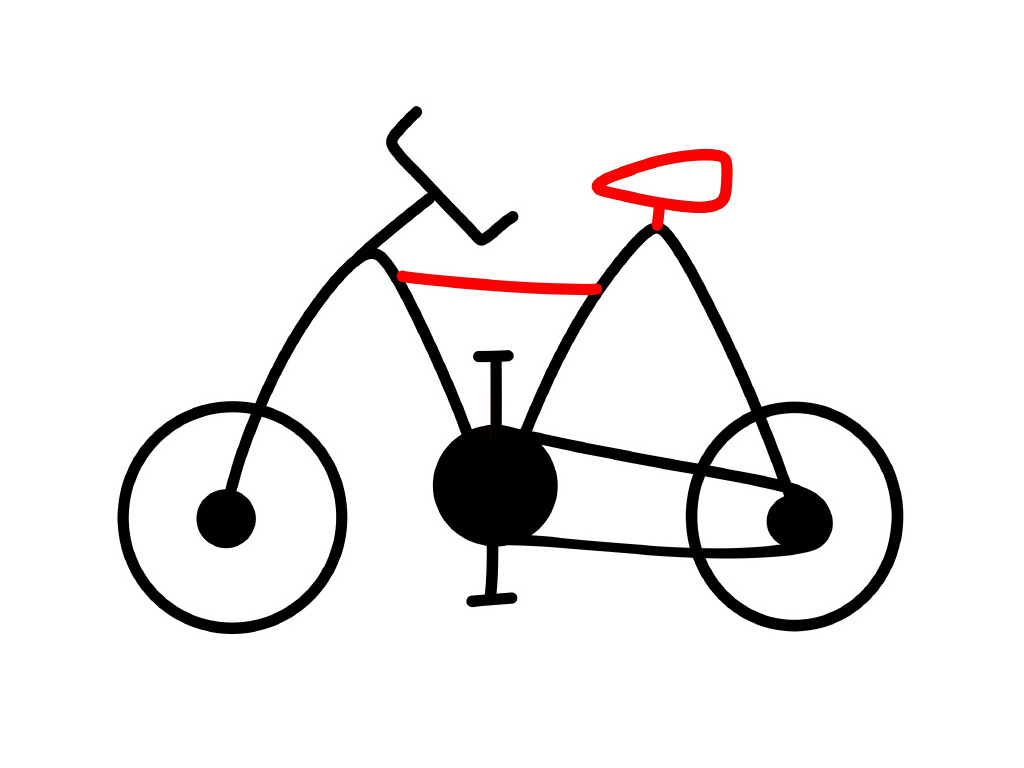 简单易学的自行车简笔画教程-图6