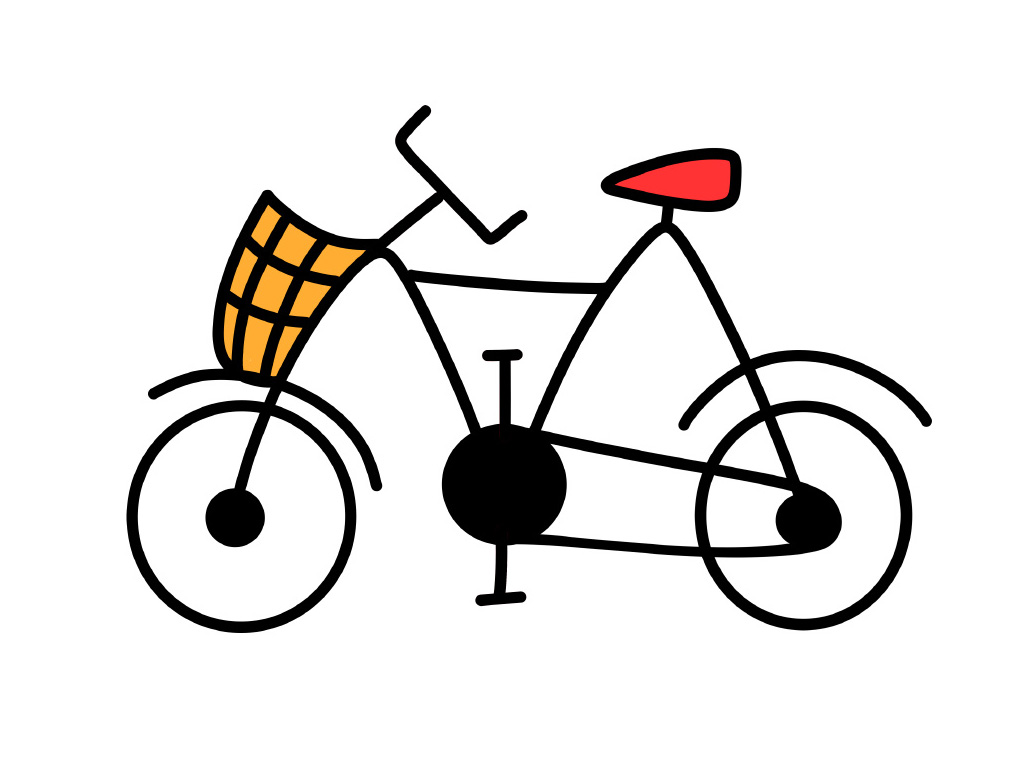 简单易学的自行车简笔画教程