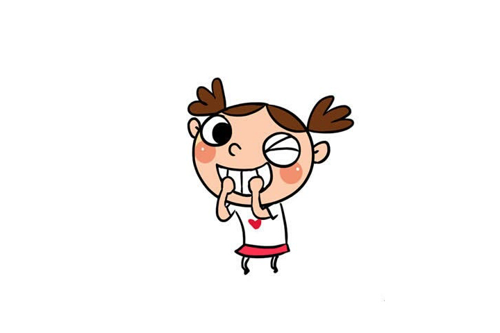 暑假计划卡通人物插画-图1