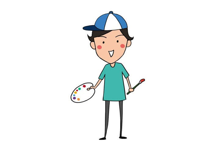 暑假计划卡通人物插画-图5