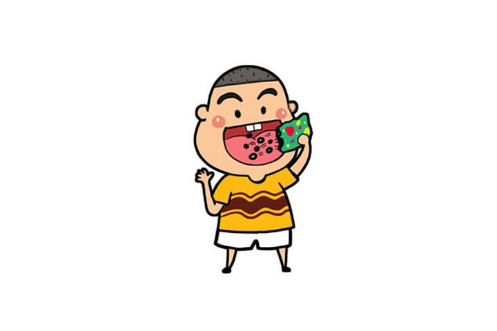 暑假计划卡通人物插画-图7