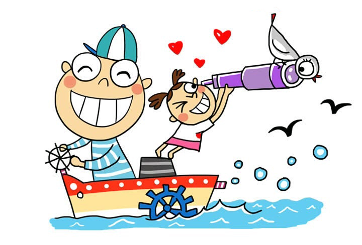 暑假计划卡通人物插画-图13