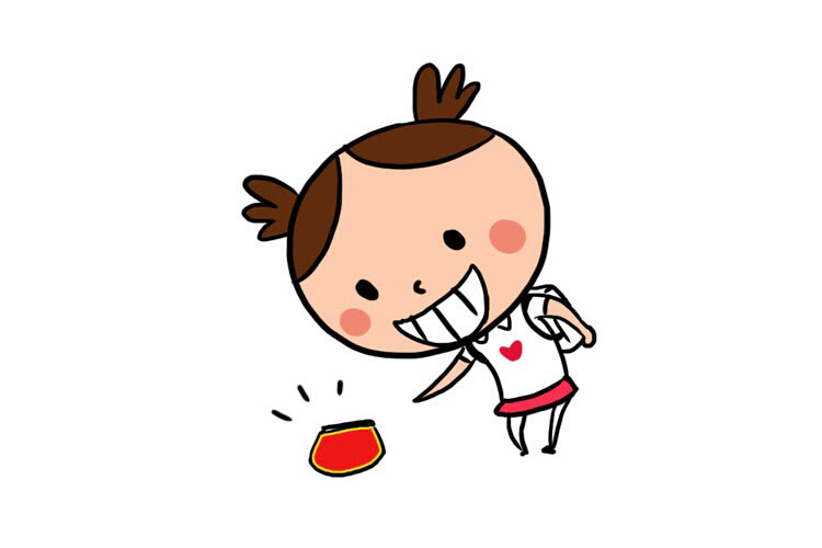 暑假卡通人物简笔画-图4