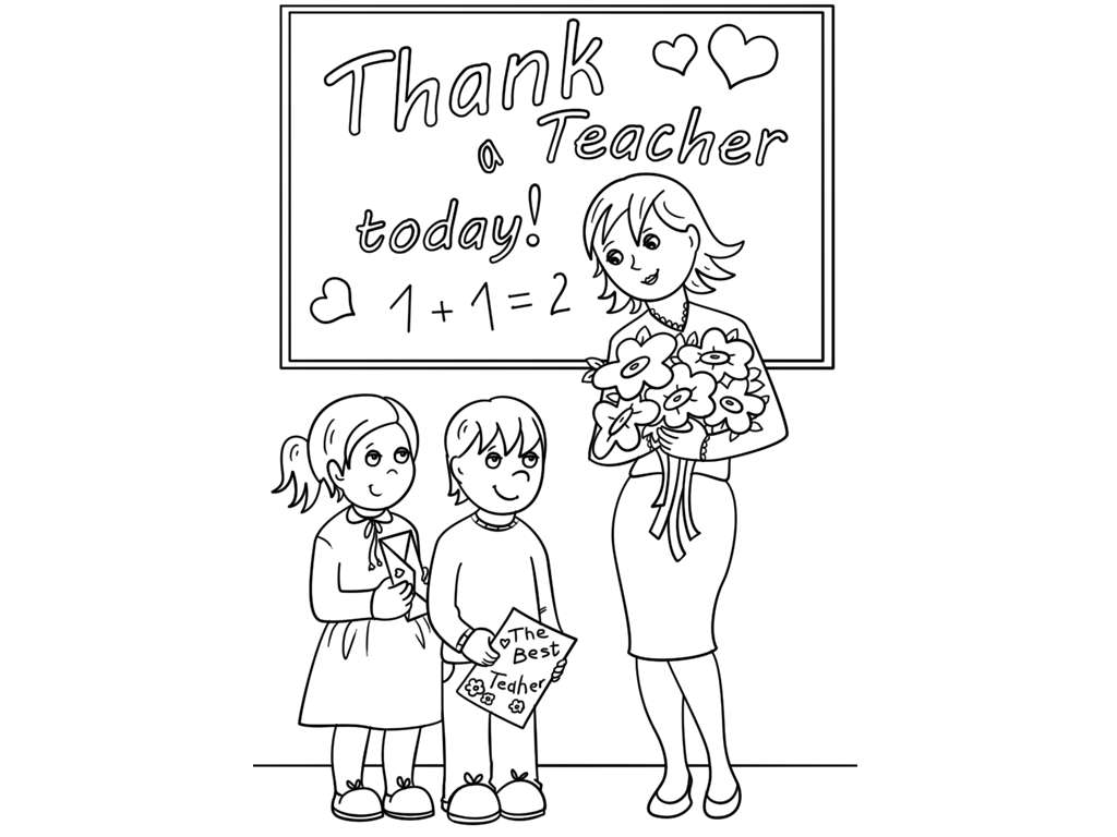 三张教师节简笔画图片-图2