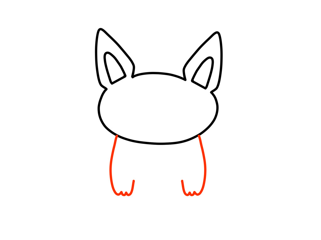 柯基简笔画教程图解-图4