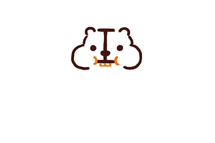 字母简笔画I小仓鼠简笔画教程-图5