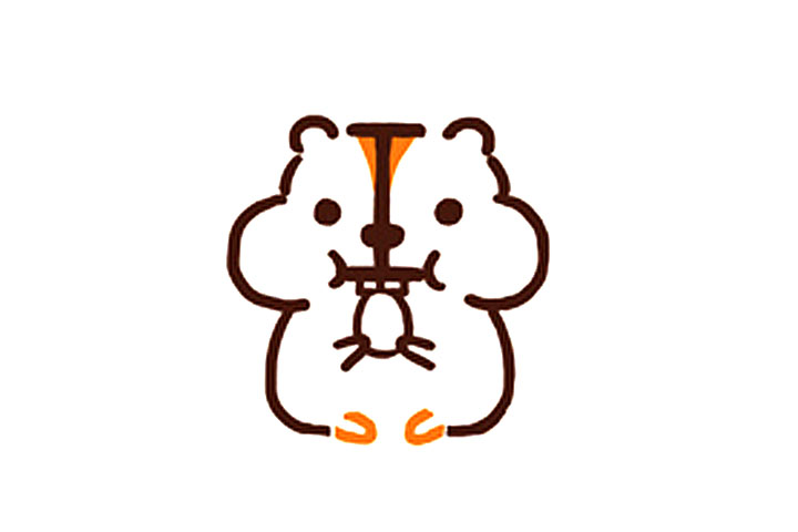 字母简笔画I小仓鼠简笔画教程-图8