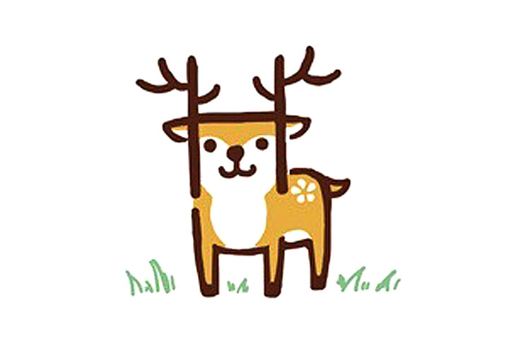 字母简笔画H梅花鹿简笔画教程