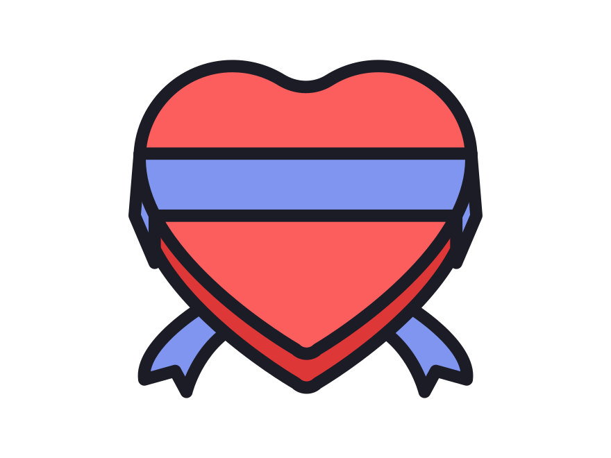 9张漂亮的情人节主题简笔画-图3