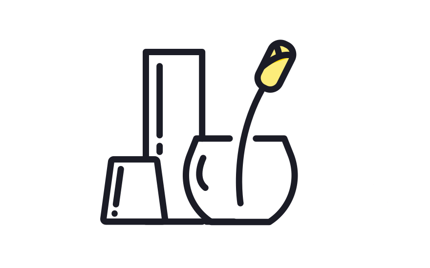 花瓶花篮简笔画图片-图1