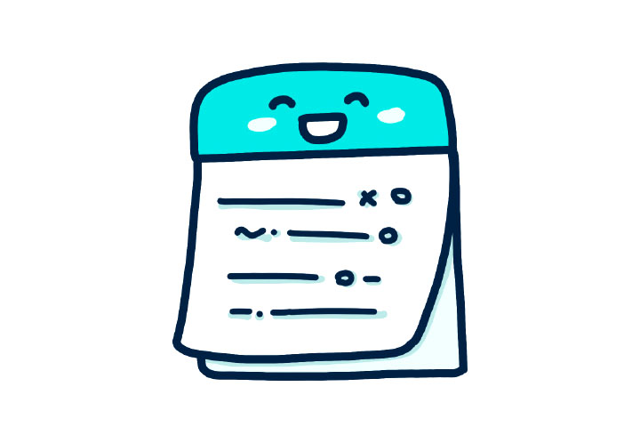 便签纸简笔画画法教程