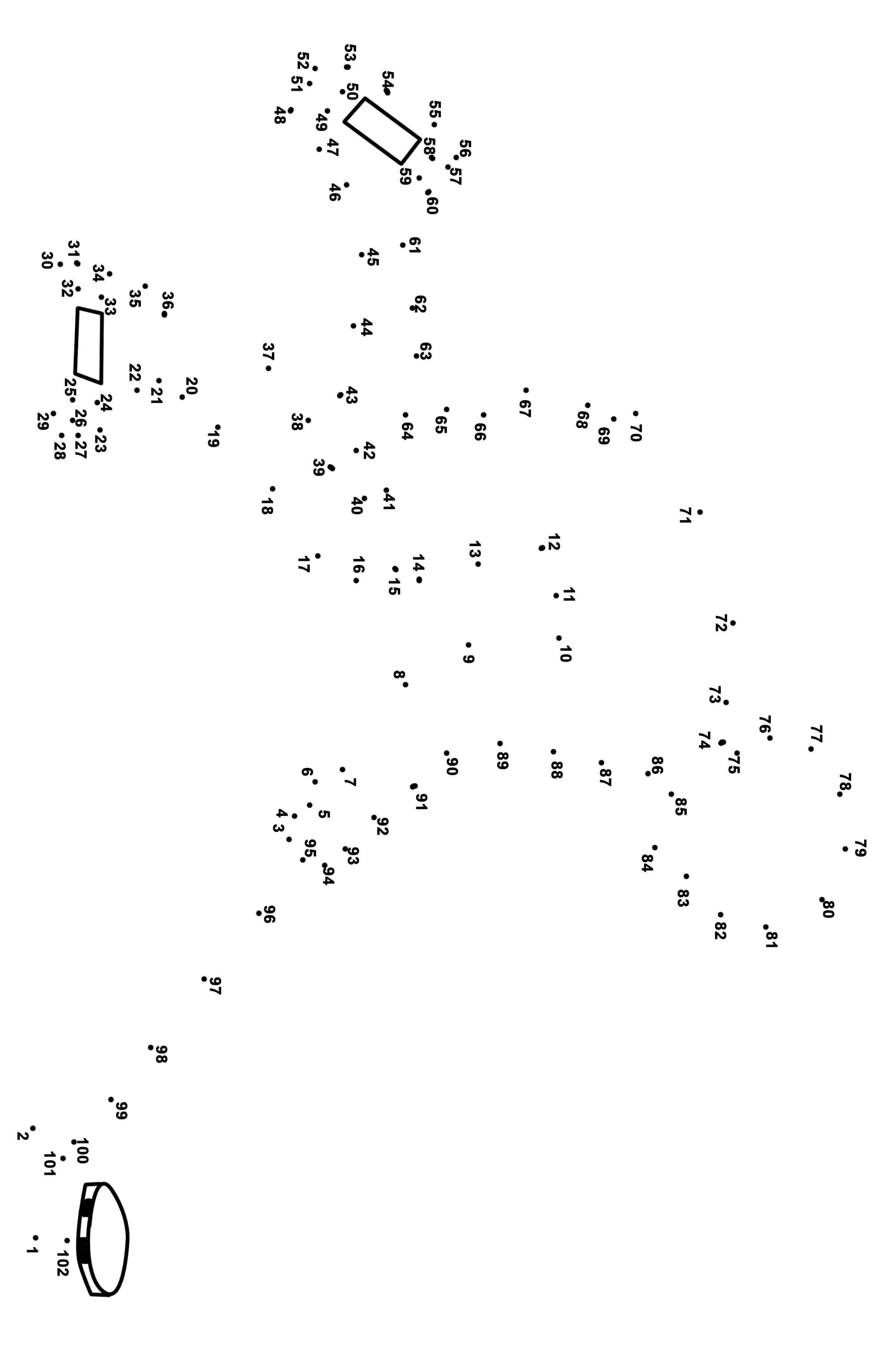曲棍球运动员连线画