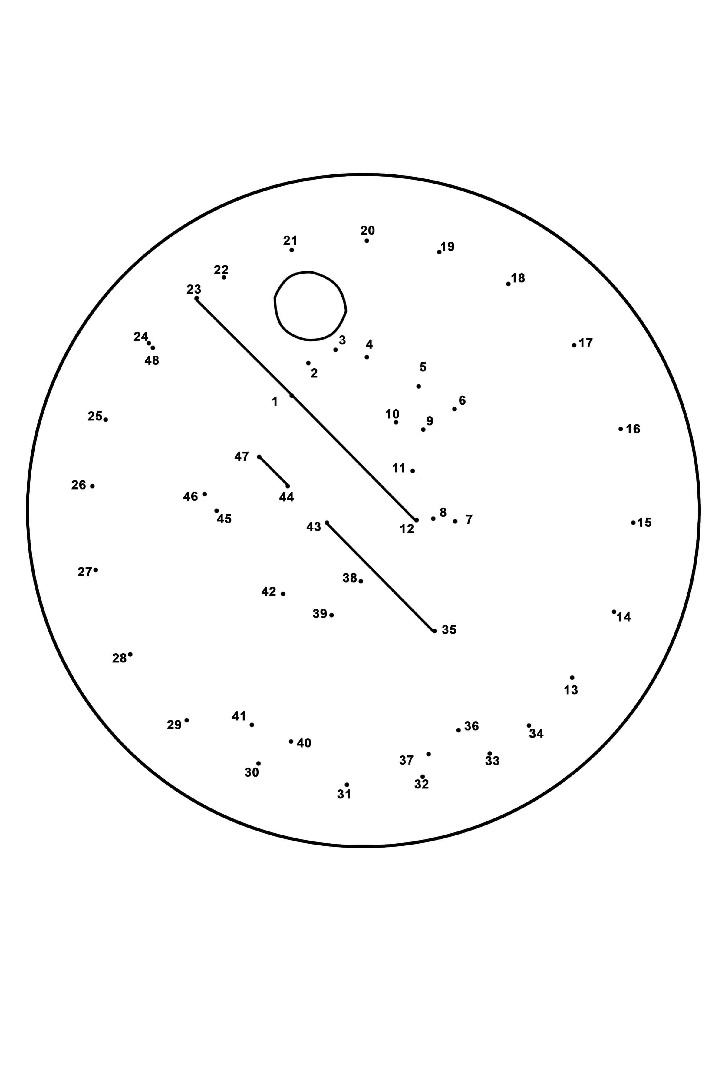 禁止行人标志连线画