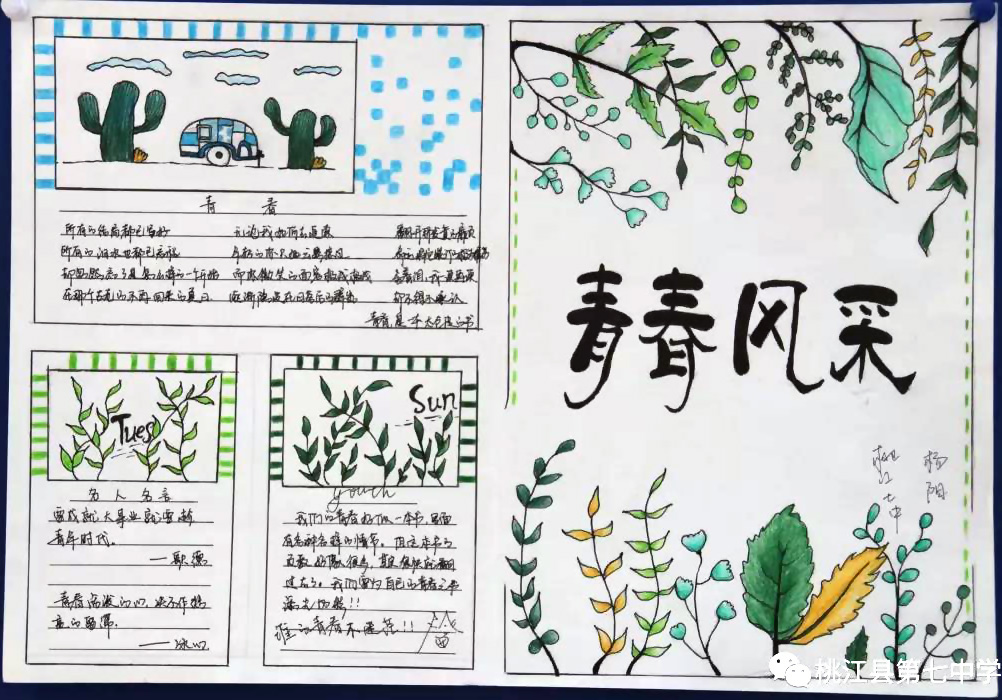 青春风采手抄报图片大全-图14