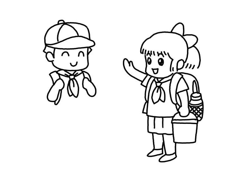 一起来画开学季简笔画吧-图4