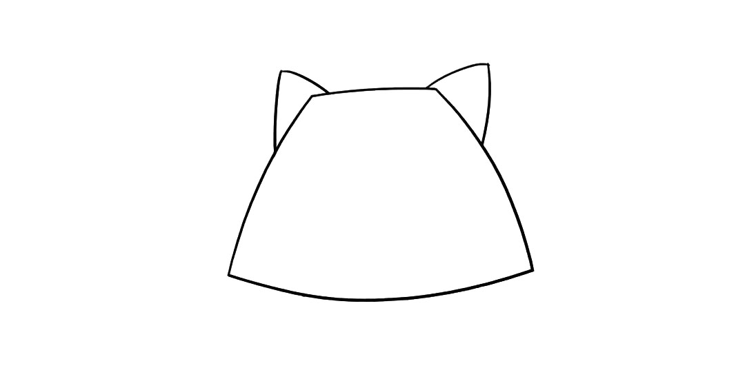 梯形小猪简笔画画法教程-图2