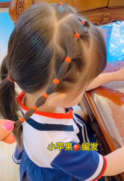 再也不怕上学迟到的儿童编发教程【第五款】-图4