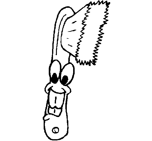 爱牙护牙简笔画图片-图1