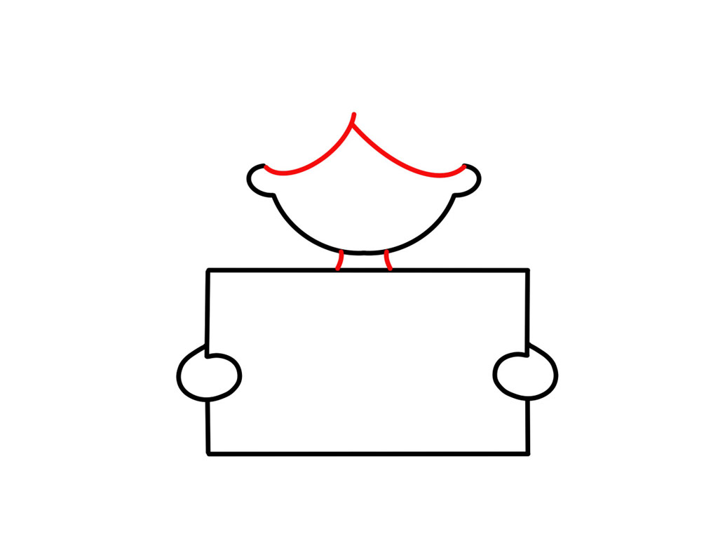 老师辛苦了教师节简笔画素材-图5