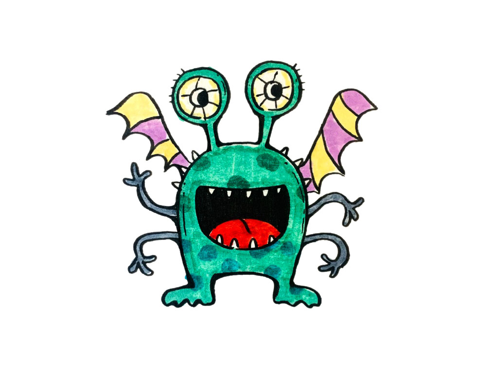 一组可爱小怪兽图片-图2