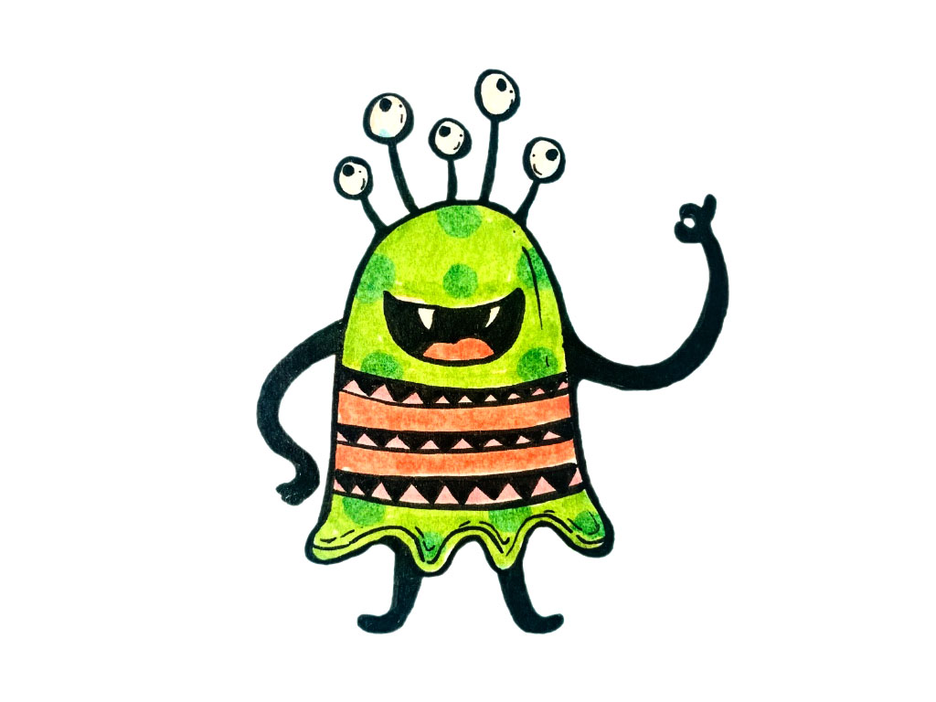 一组可爱小怪兽图片-图5