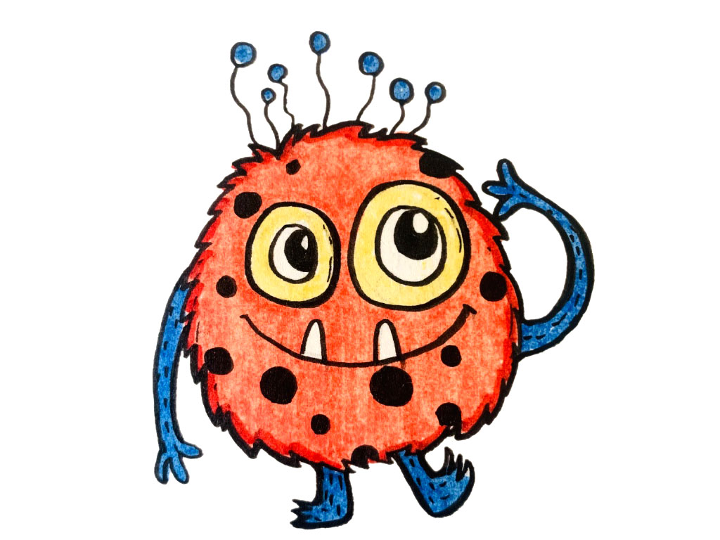 一组可爱小怪兽图片