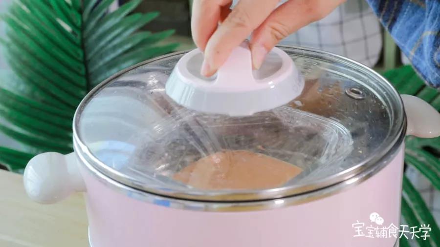 冷水上锅蒸20分钟至凝固即可