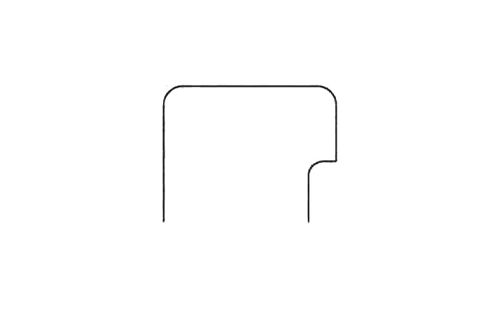 双层巴士简笔画画法步骤-图1