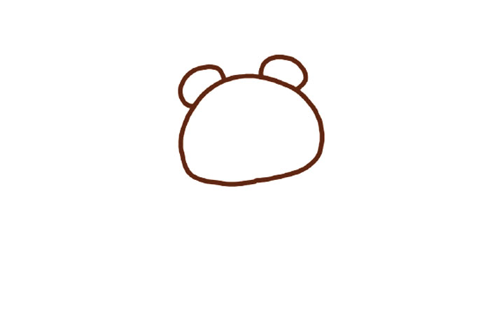 小浣熊叔叔简笔画教程-图2