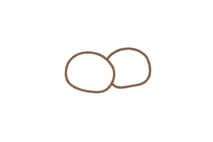 甜甜的巧克力简笔画教程-图1