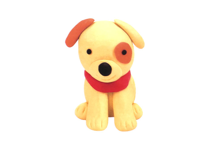 可爱小狗粘土手工教程