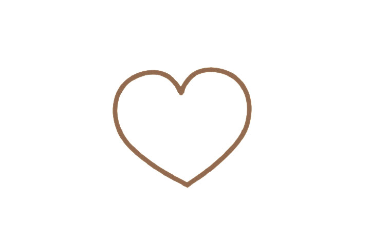 漂亮的心形礼物盒简笔画画法步骤-图1