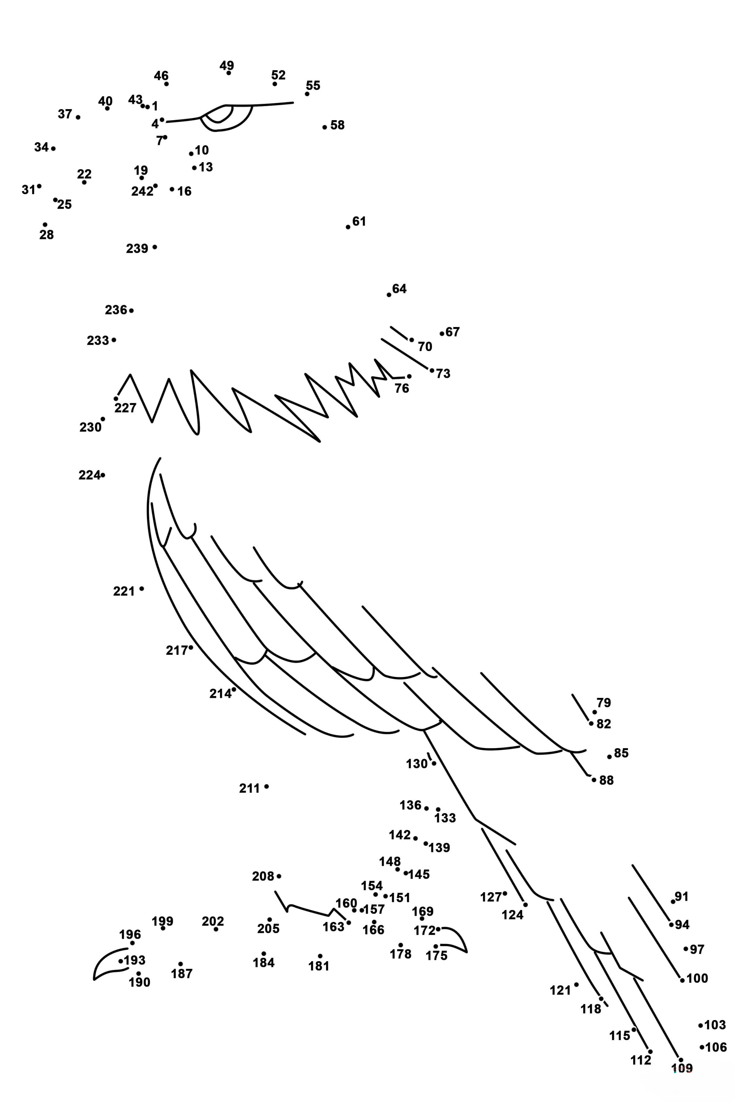 老鹰连线画图片素材