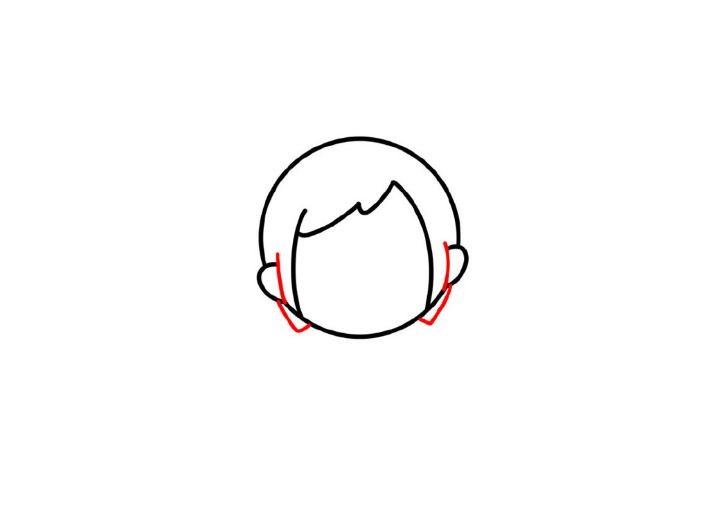 夏安安简笔画画法步骤-图4
