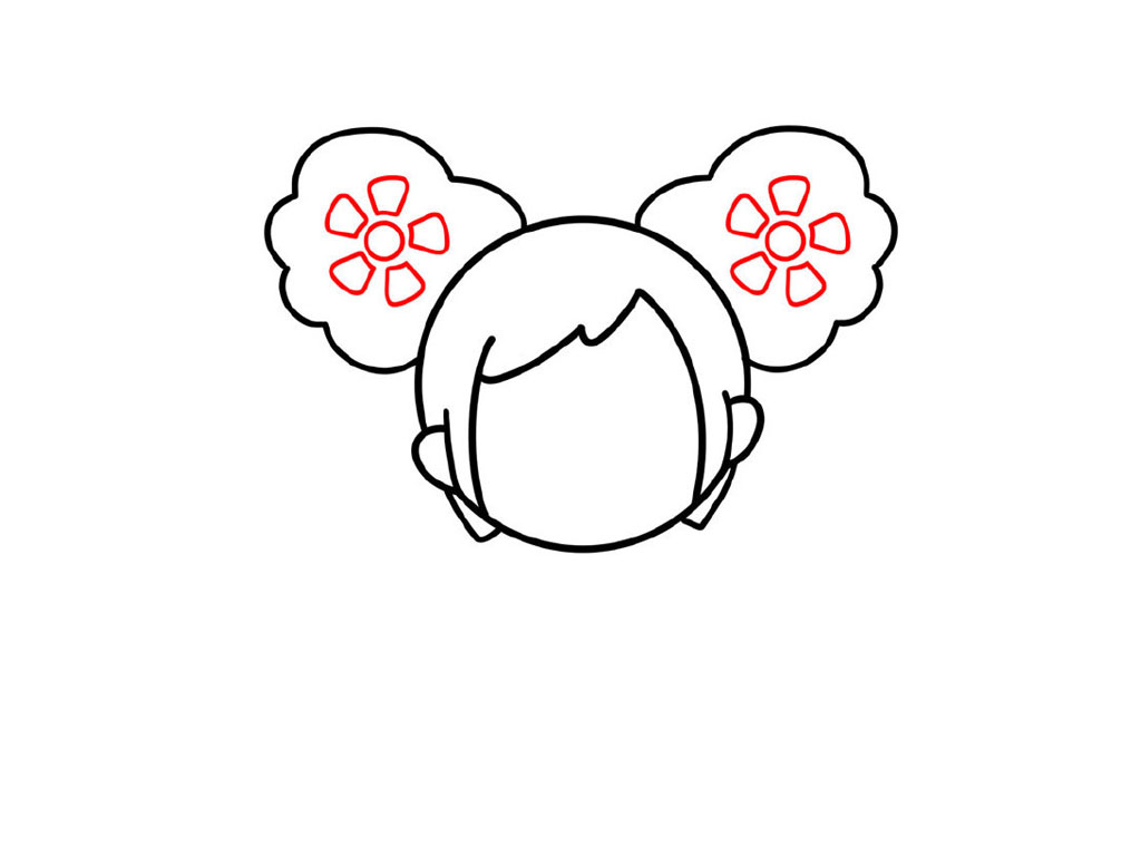 夏安安简笔画画法步骤-图6