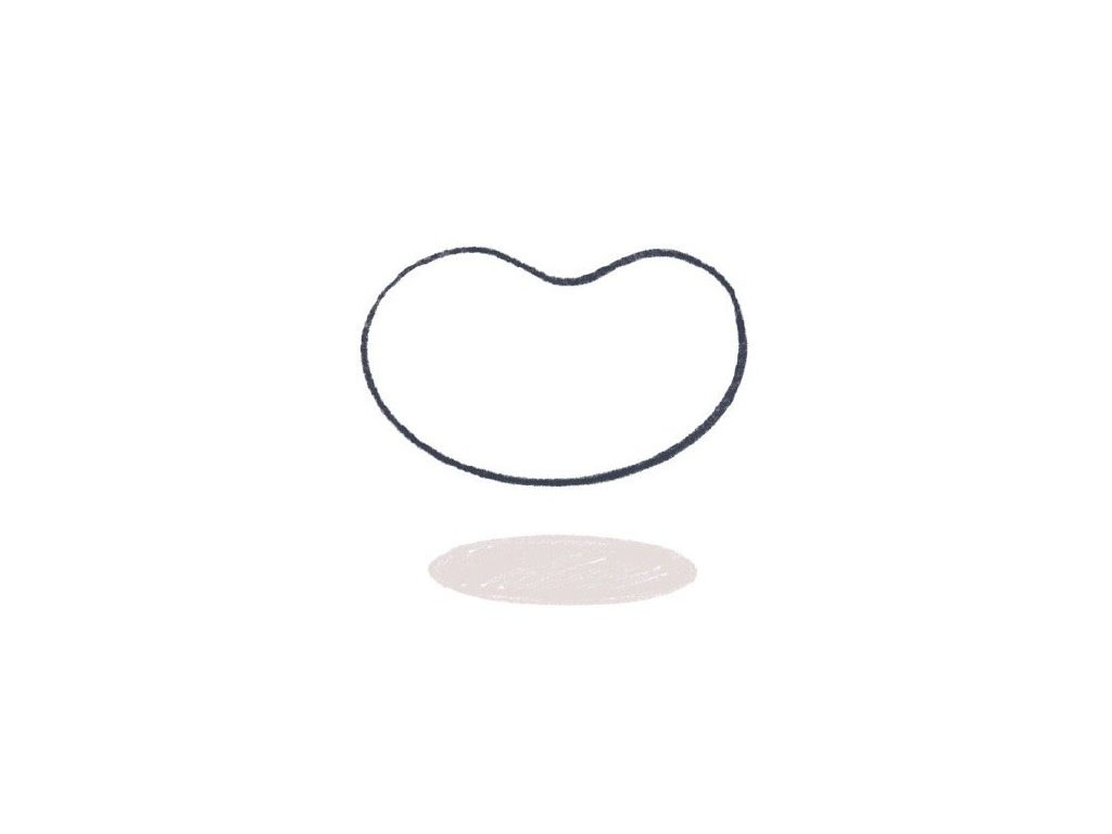 开心的柯基简笔画画法步骤-图1