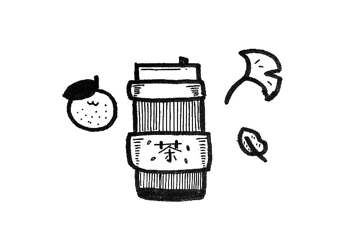 秋天的第一杯奶茶简笔画图片-图7