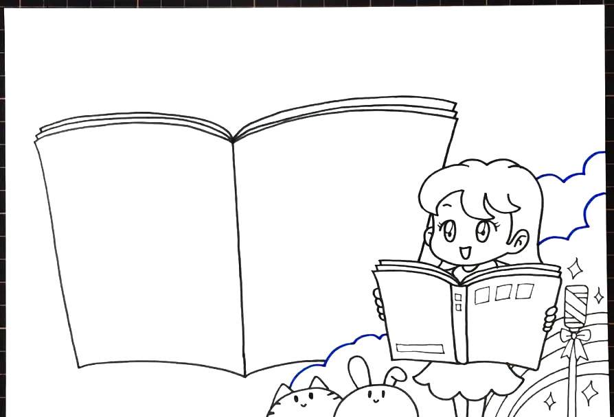 2020年推广普通话手抄报绘制教程-图3