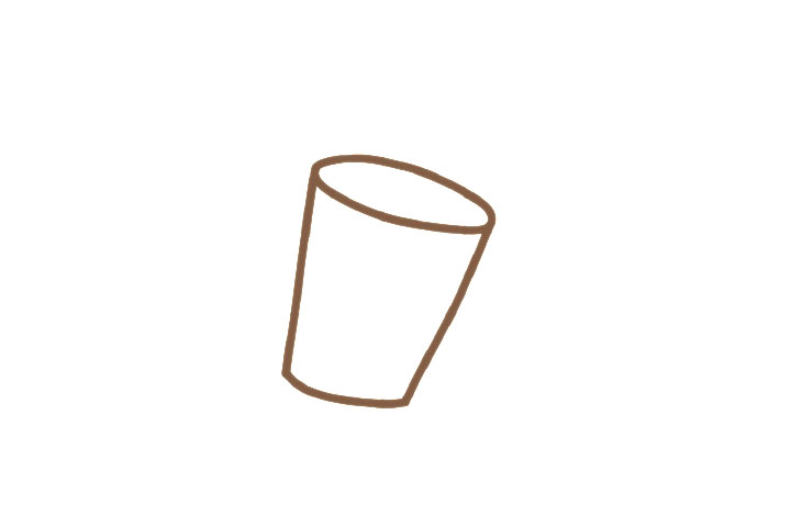 冰可乐简笔画画法步骤-图1