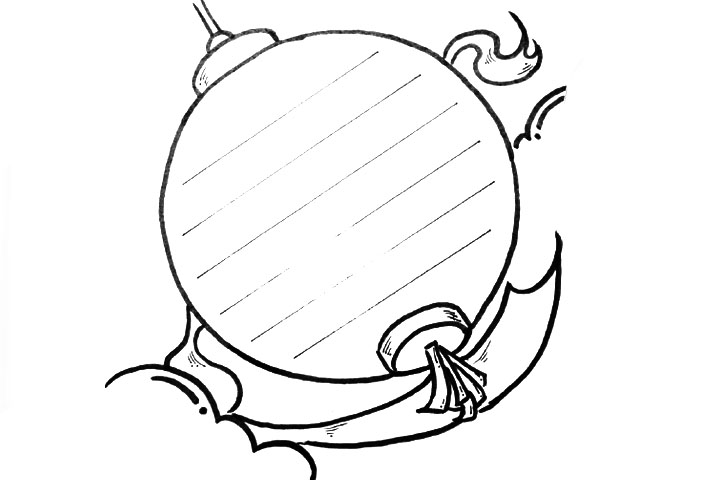 八张漂亮的2020国庆节手抄报边框-图7